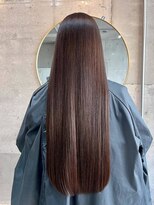 クー  戸越銀座(QOO)&nbsp;美髪のススメ髪質改善切りっぱなしボブピンクブラウン