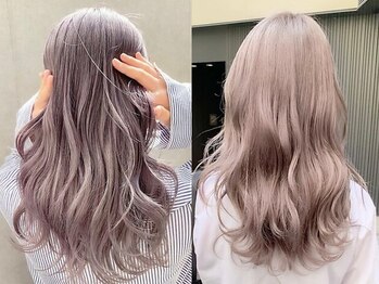 レーベン(LEBEN)の写真/透明感&柔らかな質感の理想のカラーが叶う!自分に似合うハイトーンはLEBENで☆インナーカラーやWカラーも◎