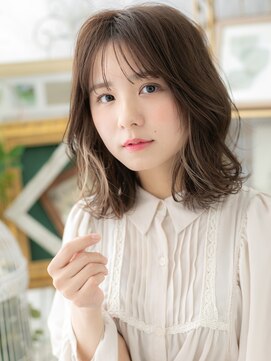 カバーヘア ブリス 大宮西口(COVER HAIR bliss) イヤリングカラー小顔ひし形レイヤーカットc5大宮20代30代40代