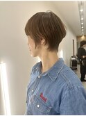 デザインカラー/レイヤーカット/ウェットヘア/オリーブベージュ