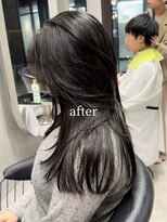 シティ(CITY) かきあげ前髪 色気レイヤー ワンカール 表参道