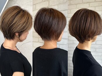 ダブルオオガキ (W-ogaki)の写真/【白髪ぼかし/大垣】白髪染めは暗くしかできないと諦めてた方必見!白髪ぼかしカラーでワントーン明るく♪