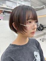 ビューナゴヤ 名駅(VIEW NAGOYA)&nbsp;黒髪カタログ/ボブルフ/小顔に見せるヘア/ワンレン