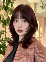 ルル 表参道(lulu.) 暖色カラー/フェイスレイヤー【stylist椛沢柚希】