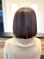 ヴァン カウンシル 王子(VAN COUNCIL) 春のうる艶ケアカラー 髪質改善TR 大人のミディアムボブ#4