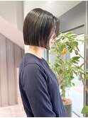 イメチェン/ホワイトブロンド/外ハネボブ/美髪/名駅y7