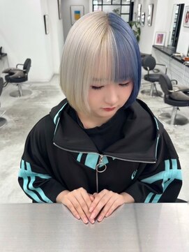 ジルスタジオ(JILL STUDIO) JILL STUDIO ハイトーン/ツートーンカラー/ミニボブ/名古屋/栄