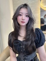 ロンドガーネット 池袋(Lond garnet)&nbsp;髪質改善縮毛矯正レイヤーカット顔周り前髪韓国ミニウルフ/池袋