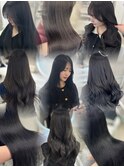 艶感アップダークトーンカラー/透明感カラー/韓国ヘア
