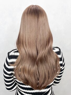 ロングくびれヘアおくれ毛顔周りレイヤー美髪_ba546441