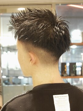 ボコカ(bococa) [kantamal]メンズスパイキーショートテーパーフェード