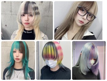 インク 渋谷(INK.)の写真/次世代エフェクトブリーチで過去も未来もINK.で染め直す。Y2Kデザインもダメージレスに！[韓国/渋谷駅]