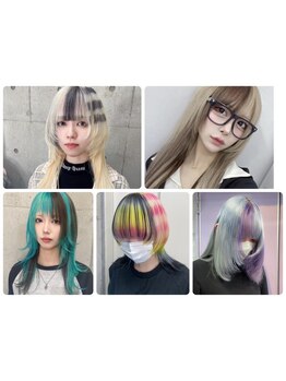 次世代エフェクトブリーチで過去も未来もINK.で染め直す。Y2Kデザインもダメージレスに！[韓国/渋谷駅]