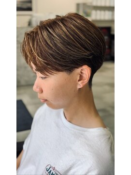 レボ(Revo) 茶金メッシュセンターパート！