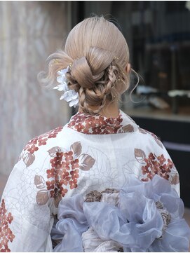 ミラ(Mila) おしゃれにツヤっと*個性派カチモリアレンジ/浴衣.着付け