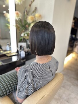 アイシー ヘアーメイク(ic hair make) 切りっぱなしボブ