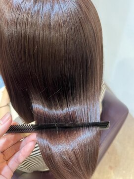 サクラ ビューティー リバージュ(SAKURA Beauty rivage) 髪質改善OVERicsカラー/ラベンダー/ボブ