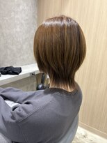 ユーフォリア 新宿通り(Euphoria)&nbsp;大人可愛い20代30代40代50代ウルフレイヤーボブ丸みショートボブ