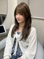 ラルム 新宿(LARME) ブリーチなしダブルカラー/オリーブベージュ/髪質改善/レイヤー