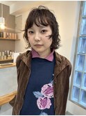 モードなレイヤーボブパーマ
