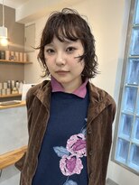 ナウアズ(now as.) モードなレイヤーボブパーマ