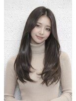 グランツ(GLANZ) 大人透明感ブラウンの韓国風レイヤーロング