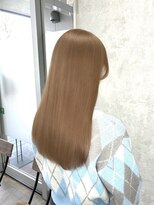 デミヘアー(Demi hair) ハニーベージュ×ブリーチなしWカラー