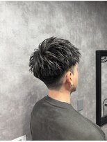 スピン 本八幡(SPIN)&nbsp;MEN’S HAIR/サーフカール/刈り上げセンターパート/本八幡