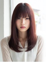ダル 渋谷/表参道(DAL.)&nbsp;ボルドーカラー/艶カラー/レイヤーカット/顔周りレイヤー