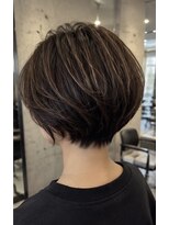 アッシュ 二子玉川店(Ash)&nbsp;丸み若見えショート白髪ぼかし脱白髪染め30代40代50代60代
