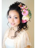 生花使用　ナチュラルサイドハーフ