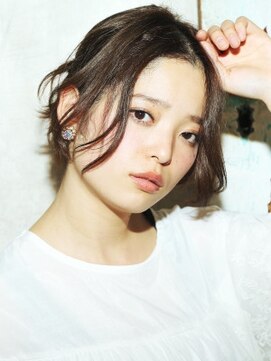 エマージュ 川崎(Emerge) ～ボブレングス～編みこみアレンジ～艶カール～