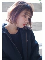 ヘアーアンドメイク シーク 八王子(HAIR&MAKE SeeK)&nbsp;外ハネ 波ウェーブ ボブ