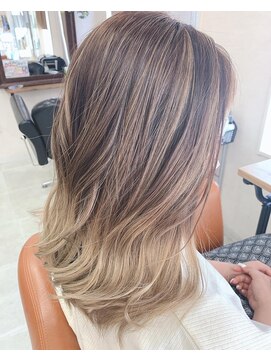 ヘアサロン グローリー(glory) 外国人風ヘアカラー