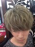 【メンズPerm】ウエーブPERM+CUT+眉CUT付¥11000→7700