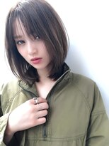 エールバイボヌール(Ere by Bonheur) シースルーバング　ツヤ髪小顔レイヤーボブ