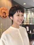 オン眉ショートヘア氏木