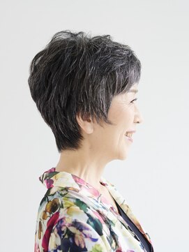えがお美容室 【えがお美容室】60代に人気◎骨格似合わせショートヘア