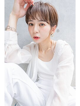 サングース(Sungoose) 大人マッシュショート #カーキグレージュ大人かわいい