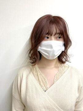 ベルクープス 天王寺店(Belle Coupes) 【BelleCoupes】三島直子 ベリーピンク ショコラカラー 冬カラー