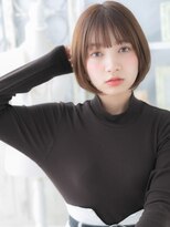 モッズヘア 越谷(mod's hair)&nbsp;外国人風暖色系カラー小顔切りっぱなしボブミニマルボブa