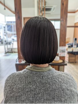 エルパライソ(Hair make Elparaiso) 縮毛矯正+ボブスタイル
