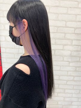 ビス フルール 日暮里店(Vis fleur) インナーカラー/ラベンダーカラー/バイオレットカラー