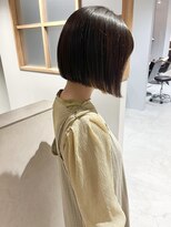 ラミエ バイ メルト 吉祥寺(lamie by melt)&nbsp;"久保田"あごラインボブ切りっぱなしぷつっと縮毛矯正ストレート