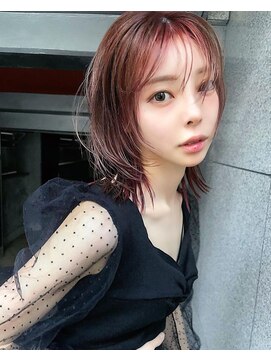 ラ キング(LA KING) バングデザインカラー/ 斜めバング