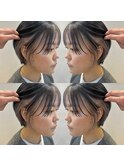 ショート×インナーカラー
