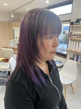 メロウ(mellow) ダブルカラー×ラベンダー×バイオレット