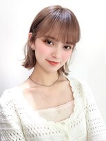 マティエ 銀座(Matie) ボブウルフ外国人風カラーココアベージュ透明感20代30代40代銀座