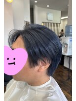美容室 夢先案内&nbsp;大人男子に◎ブリーチ＋ブルーアッシュ