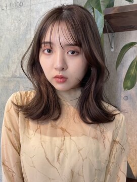 サイン 渋谷(SIGN) ザクザクレイヤーカット巻き方簡単ミディアムロング韓国渋谷